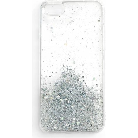 Funda protectora Wozinsky Star Glitter brillante con purpurina para Samsung Galaxy A22 4G transparente (1/5)