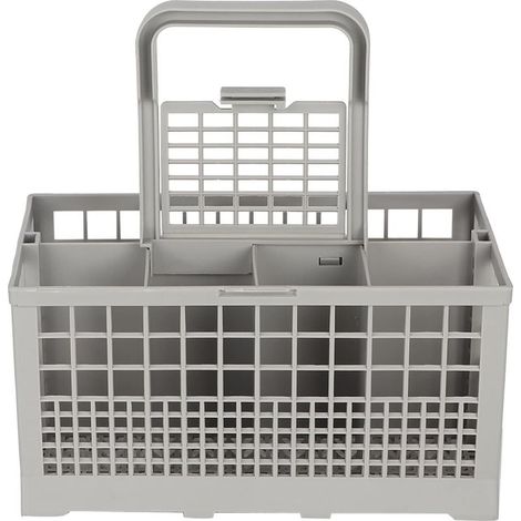 Panier pour Lave-Vaisselle, ABS Panier Universel pour Lave-Vaisselle, Boîte De Rangement De Remplacement De Couverts pour Lave-Vaisselle Polyvalent avec Poignée Universelle (240 X 135 X 123 Mm) (1/5)