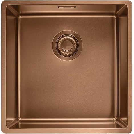 Franke Einbaubecken Mythos Masterpiece BXM 210 / 110-40 Edelstahl PVD Copper, Druckknopfventil (1/2)