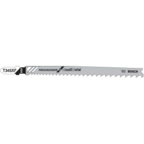BOSCH SET LAME T 345 XF PER SEGHETTI L 132 MM UNIV. 5 PZ