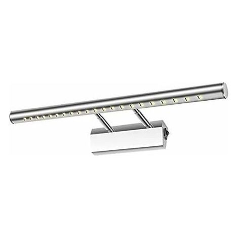 Applique murale LED 5W, adaptée à une utilisation devant les miroirs de salle de bain, étanche IP44, réglable à 180°, avec interrupteur. (1/4)