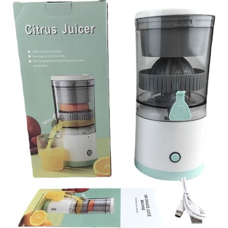 Extracteur de jus portable USB, extracteur de jus multifonctionnel, matériau ABS durable, rechargeable. (1/5)