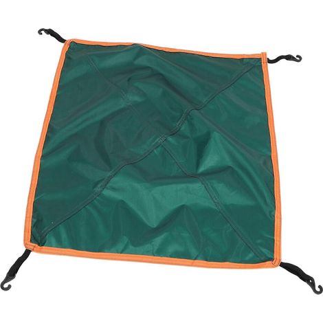 Wasserdichtes Zeltvordach, 67 x 60 cm, geeignet für 3-4 Personen, mit Haken, verschleißfest, regendicht und sonnendicht, geeignet zum Campen.
