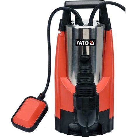 Schmutzwasser-Tauchpumpe 1100W,. 17000 l/h, Inox, mit Schwimmschalter (1/2)
