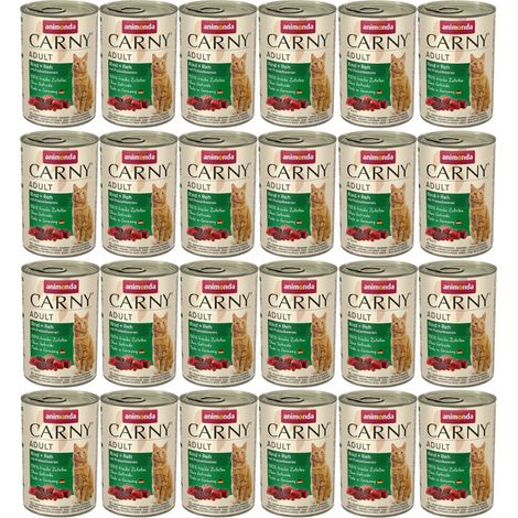 Animonda Cat Adult Manzo e Capriolo con Mirtilli  - Animonda Cat Adult Manzo e Capriolo con Mirtilli - Lattina Da 400 Gr (1/2)