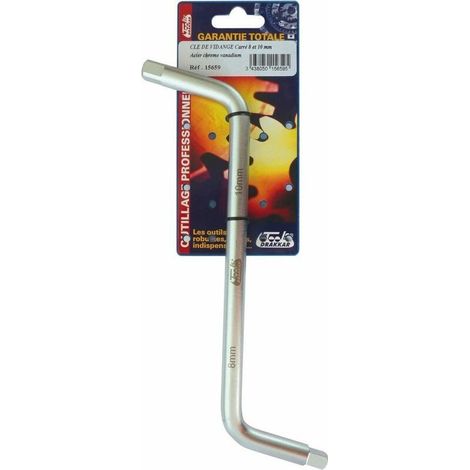Cle de vidange coudee 8 DRAKKAR TOOLS - 15659 (1/2)