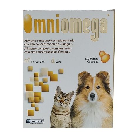 Omniomega, cápsulas de Omega-3, vitamina E, antioxidantes y