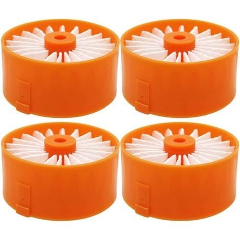 Filtro per aspirapolvere senza filo SCHWARZ + DECKER POWERSERIES per strumenti di ricambio BSV2020G, accessori per scopa elettrica (confezione da 4 pezzi) (1/4)