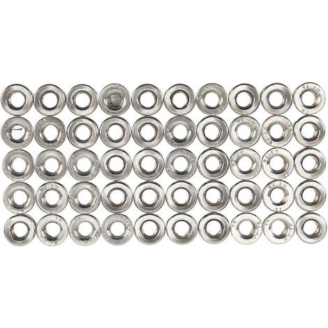 50 Stück zylindrische Kupplungsmuttern aus Edelstahl M5 0,8 10 L6 mm Innengewinde-Anschlussmuttern-Set für Ma