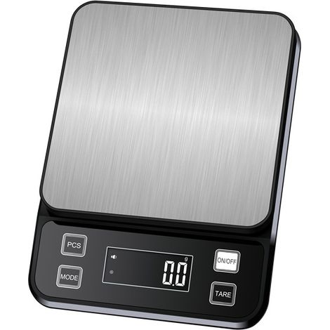 Balance de cuisine numérique étanche, 3 kg / 0,1 g-AquaForge (1/5)