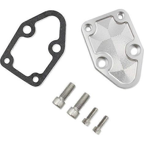 Plaque d'obturation de pompe à carburant en aluminium usiné pour petits blocs Chevy sbc 283 327 350 400 2071 (1/5)