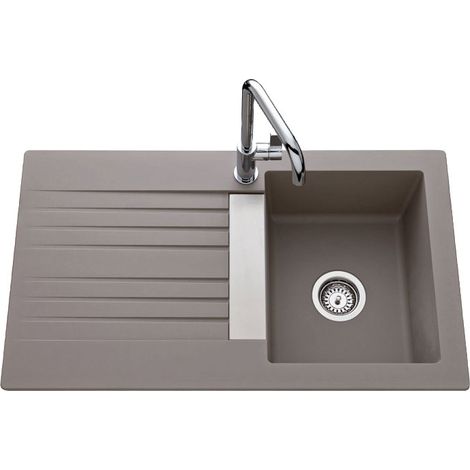 Evier trevise - gamme naturalite - Décor : Gris béton - SCHOCK (1/5)