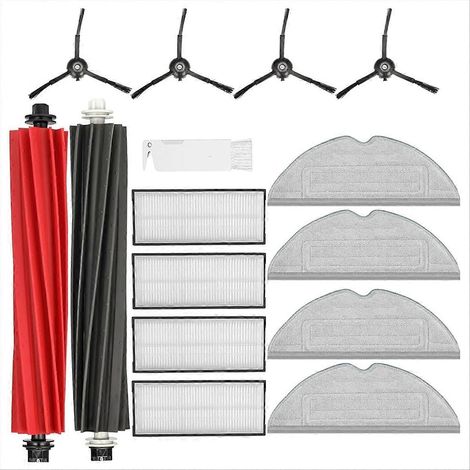 Hauptseitenbürsten, HEPA-Filter und Reinigungstuch für Roborock S8 / S8+ (1/5)