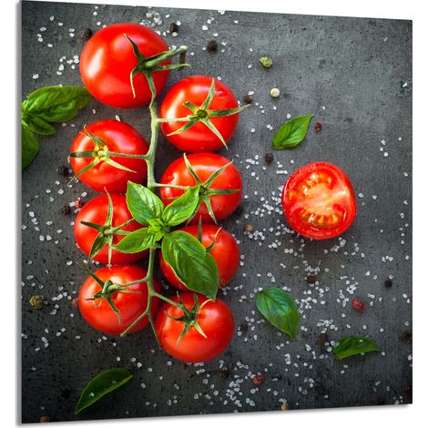PANEL DE VIDRIO PARA COCINA 60x65 Tomates (1/5)