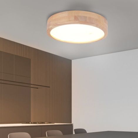 Luminaire Plafonnier à LED 6000K Lampe Plafond pour Salle de Bain Couloir Escalier Lumière Blanc Froid 20cm (1/5)