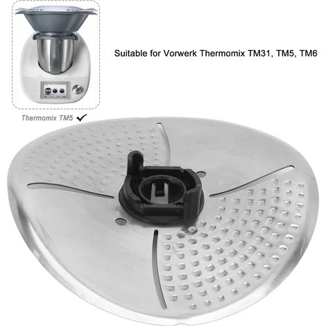 Coprilama per pelapatate Thermomix TM6, accessorio Thermomix TM6, coprilama per macchina da cucina, coprilama protettivo in acciaio inox per testina di taglio per Vorwerk Thermomix TM5 TM6 TM31 (1/4)
