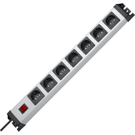 Kopp Presa di corrente, 7 vie, con interruttore luminoso, IP 20, 226820011 (1/2)