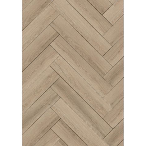 Mexen Palmdale panneaux vinyles chevron 570 x 95 mm LVT Dryback 2,5 mm, sous-couche PVC, 4 V-Fuga, Chêne - F1480-0570-095-255-4 (1/2)