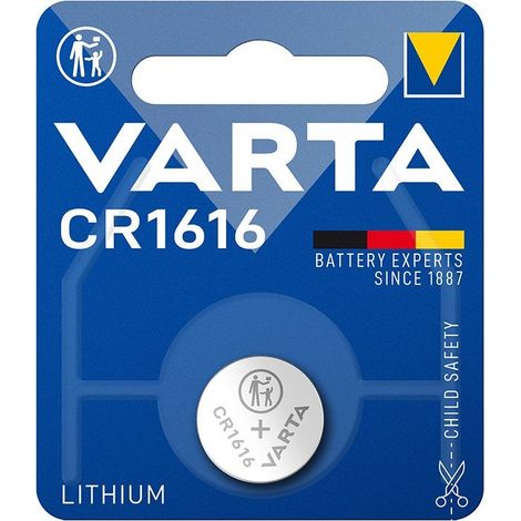 Pile bouton au lithium Varta CR1616 3V sous blister