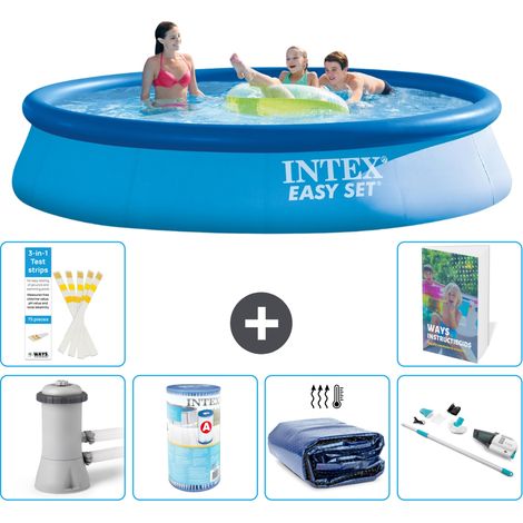 Easy Set Pool Rund - 396x84 cm - 7-teilig S201 (1/5)