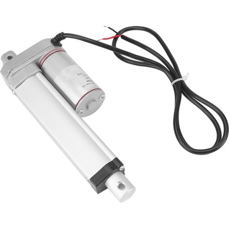 Actionneur linéaire 12 V CC, moteur électrique de 100 mm, capacité de levage maximale de 140 kg, pour applications médicales et automobiles. (1/5)