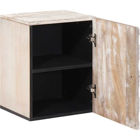 Cabinet de Salle de Bain Suspendu Blanc 38 x 33,5 x 48 cm (1/5)