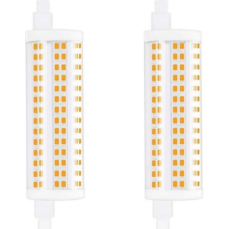 20W 118mm R7s Dimmable Ampoule LED J118 Lumière du jour 4000K 2200lm double extrémité spot équivaut à 200W ampoule halogène pour maison, salon, balcon, hôtel, restaurant, etc(2pcs) [Classe éner (1/4)