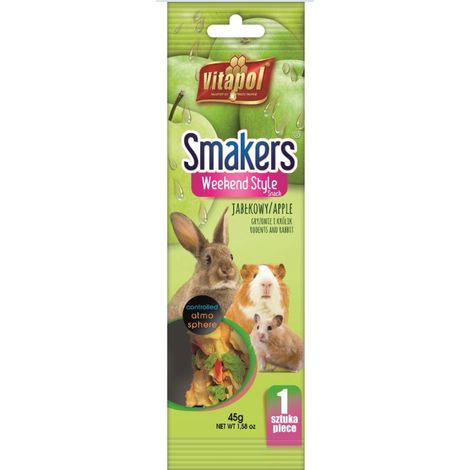 Vitapol Estilo Fin de Semana Sabores para roedores - Manzana 45 g
