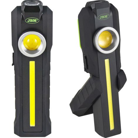 TORCIA TASCABILE DA LAVORO LAMPADA A LED MAGNETE RICARICABILE JBM