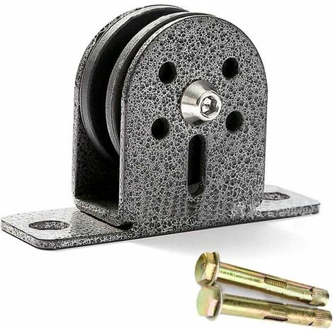 Poulie simple en acier inoxydable – Capacité de charge 300 kg – Diamètre de corde 10 mm – Pour levage silencieux et fluide (1/5)