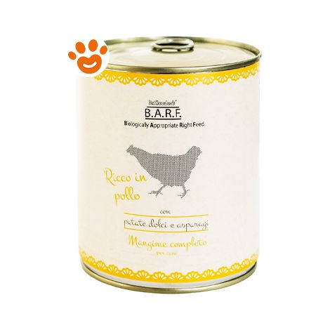 Barf Dog Alimento Completo Pollo - Barf Dog Alimento Completo Pollo - Lattina Da 800 Gr