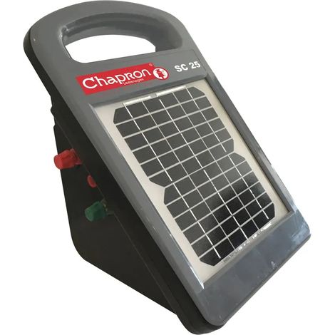Poste électrificateur solaire SC25 tension 6200 v accu intégré (1/5)