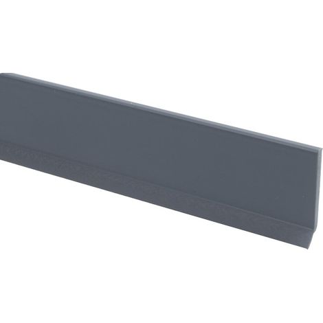 Primo Flachleiste 220 cm 30 x 2,5 mm anthrazit selbstklebend Sockelleiste