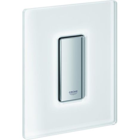 Platine actionneur Grohe SKATE COSMO m Glasoberfl 116x144mm chromé /daVi we