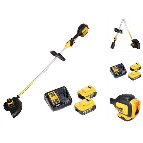 Cortabordes sin cable Dewalt DCM 561 PBS 18 V sin escobillas + 2x batería 4,0 Ah + cargador