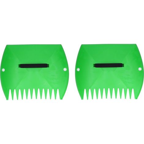 Paire de pelles à feuilles Gardenised, faciles à nettoyer, pour un gain de temps Râteaux à main pour le jardin et la cour (1/5)