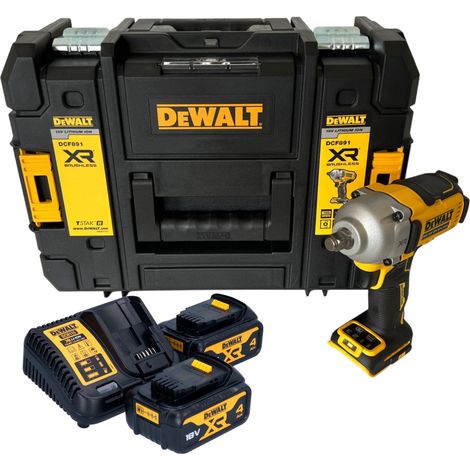 Avvitatore a impulsi a batteria DeWalt DCF 891 M2T 18 V 1084 Nm 1/2" brushless + 2x batteria ricaricabile 4,0 Ah + TSTAK + caricatore
