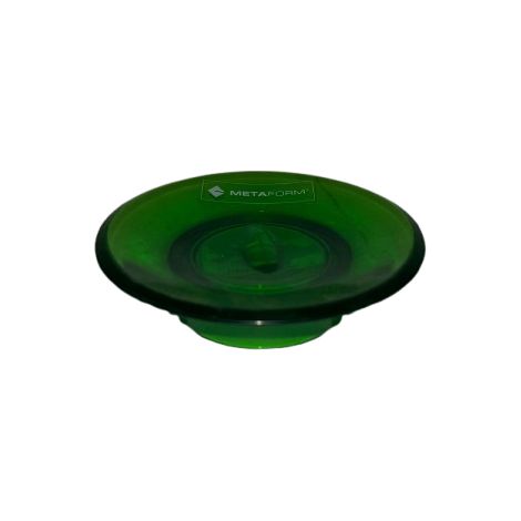 Porta sapone da appoggio verde echo - design elegante