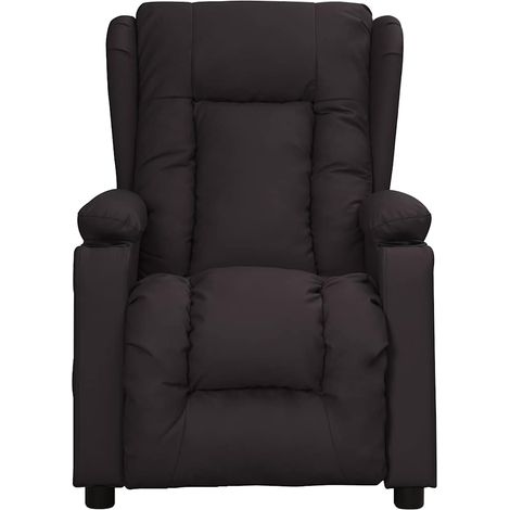 Maison Exclusive - Relaxsessel Schwarz Kunstleder (1/5)