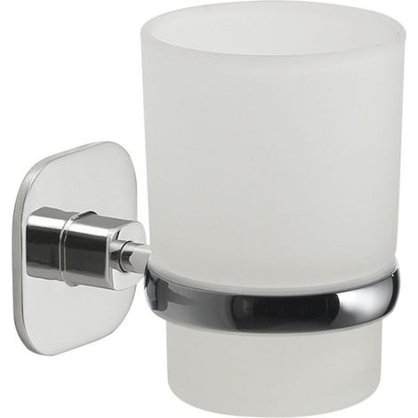 Glas Und Edelstahl Zahnbürstenhalter  Timo