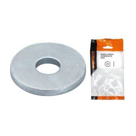 RONDELLA PIANA GREMBIALINA 3D ZINCATA SELF WORKIT - MXMM 12X36 S.MM 3 CF=PZ 4 - 5 confezione