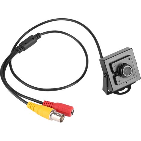 Mini-HD-Überwachungskamera (700 TV-Linien, 100°-Weitwinkel, 2,1-mm-Objektiv) für den Innen- und Außenbereich, geeignet für Zuhause und Büro. (1/5)