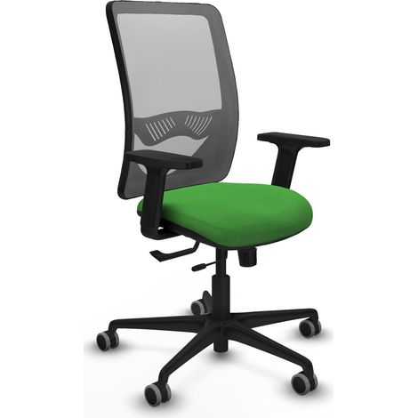 Silla de oficina piqueras y crespo Zulema negro brazos ajustables (1/2)
