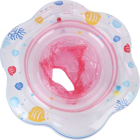 Bouée gonflable pour bébé avec siège de sécurité pour l'apprentissage de la natation, rose (1/5)