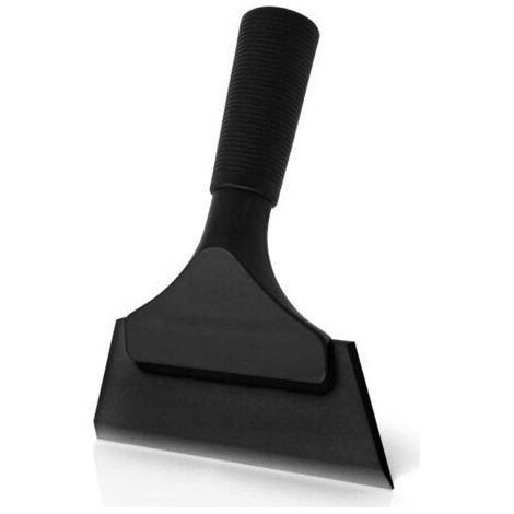 1PCS Multifunction Silicone Window Squeegee for Bathroom, Shower Mirror Door, Window, Glass, Shower Door, Car Windshield, Window Scraper, Black (1/4)