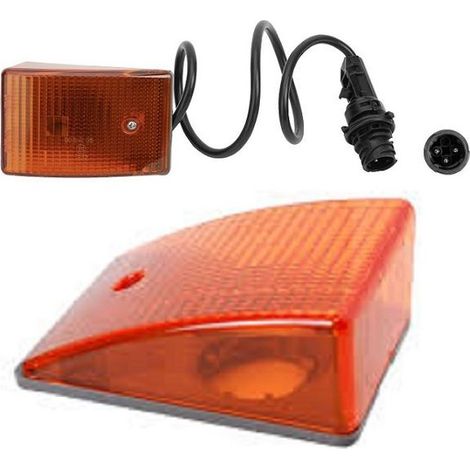 Lámpara de señalización / intermitente izquierda derecha Mercedes Actros 1, 9418200521 con instalación 1996-2004 (1/3)