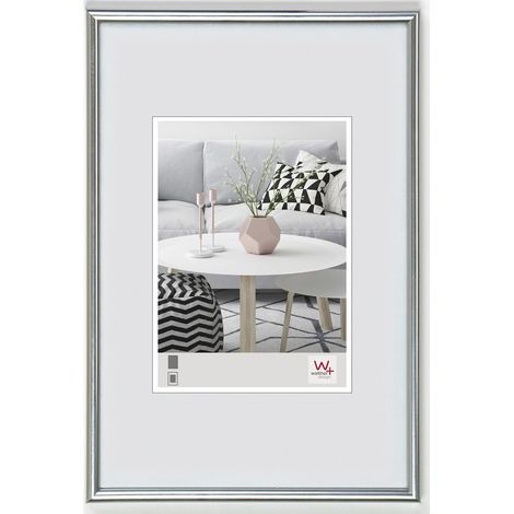 Cadre Photo Argent 50 x 60 cm Cadre Plastique Galeria KS060H (1/5)