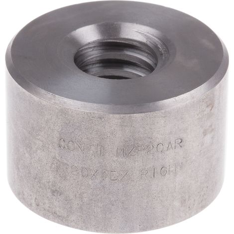 Rs Pro – Bague écrou cylindrique 20mm – Filetage métrique pas standard – Pour diamètre d'axe 20mm – Longueur hors-tout 30mm