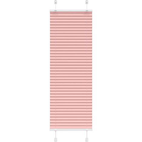 Plissee Rosa 50x100 cm Stoffbreite 49,4 cm Polyester