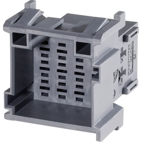TE Connectivity Steckergehäuse J-P-T Polzahl Gesamt 12 Rastermaß: 5 mm 1-967627-1 1 St.